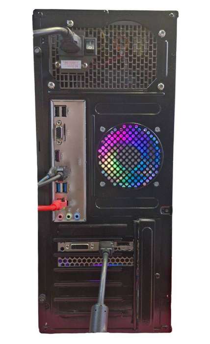 Gaming PC with static ARGB, GTX1660 Super 6Gb GPU, i5-4590 CPU, 16Gb RAM, 512Gb NvMe, Win 11 Pro