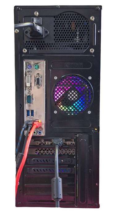 Gaming PC with static ARGB, GTX1660 Super 6Gb GPU, i5-4590 CPU, 16Gb RAM, 500Gb SSD, Win 11 Pro