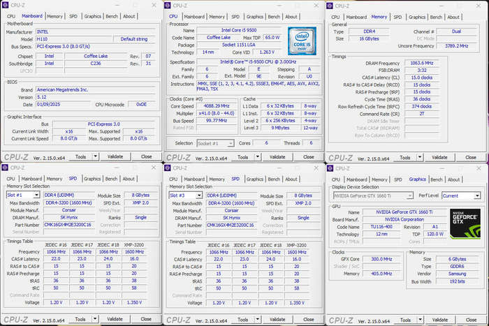 Gaming PC with ARGB, GTX1660 Ti 6Gb GPU, i5-9500 CPU, 16Gb RAM, 512Gb NvMe, Win 11 Pro