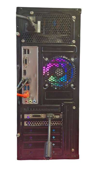 Gaming PC with static ARGB, GTX1660 Super 6Gb GPU, i5-4590 CPU, 16Gb RAM, 512Gb NvMe, Win 11 Pro