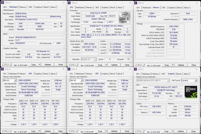 Gaming PC with ARGB, GTX1660 Ti 6Gb GPU, i5-10400F CPU, 16Gb RAM, 512Gb NvMe, Win 11 Pro