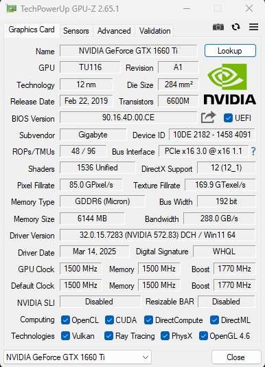 Gaming PC with ARGB, GTX1660 Ti 6Gb GPU, i5-9600KF CPU, 16Gb RAM, 512Gb NvMe, Win 11 Pro