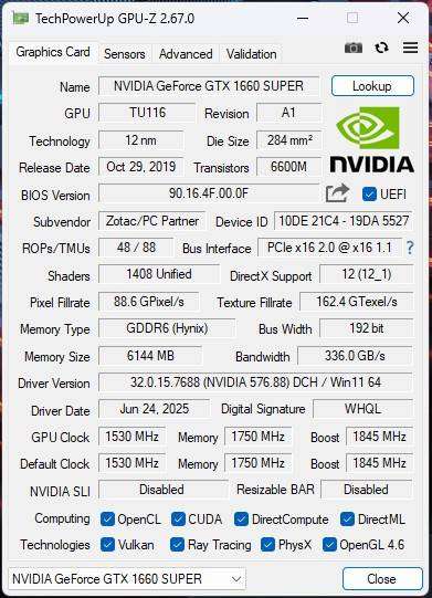 Gaming PC with static ARGB, GTX1660 Super 6Gb GPU, i5-4590 CPU, 16Gb RAM, 500Gb SSD, Win 11 Pro