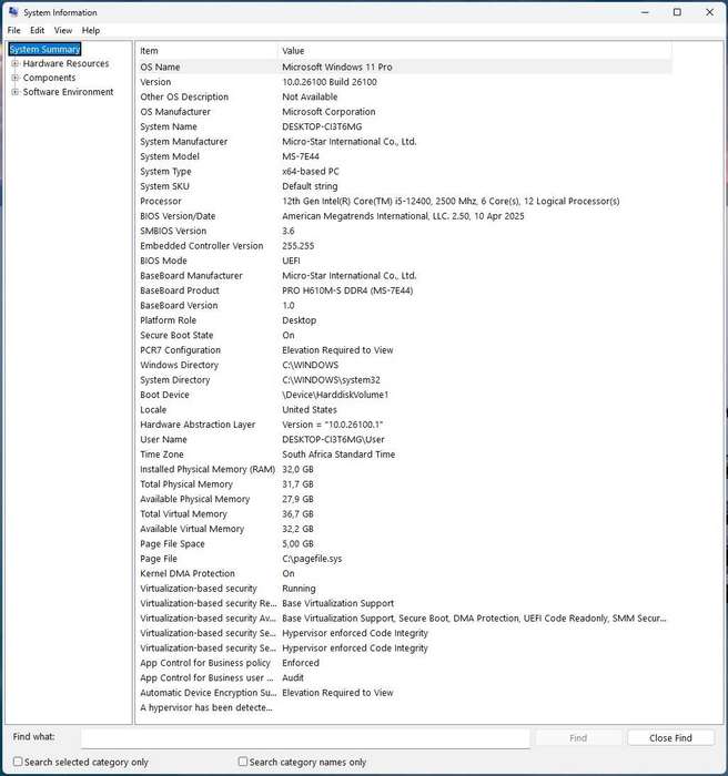 Gaming PC with static ARGB, RTX3060 12Gb GPU, i5-12400 CPU, 32Gb RAM, 1Tb NvMe, Win 11 Pro