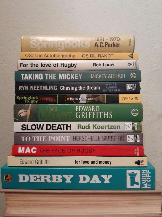South African Sport Books - set of 27