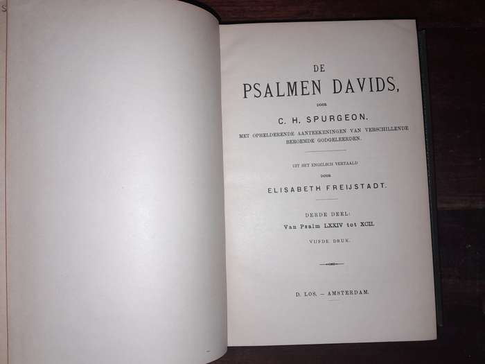 De Psalmen Davids - and other books, 9 in total