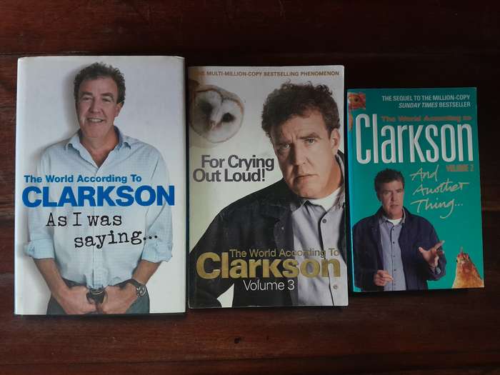 Clarkson - set of 3 car books