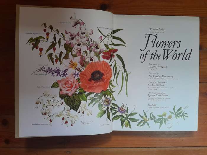 Flowers of the World - with botanical illustrations