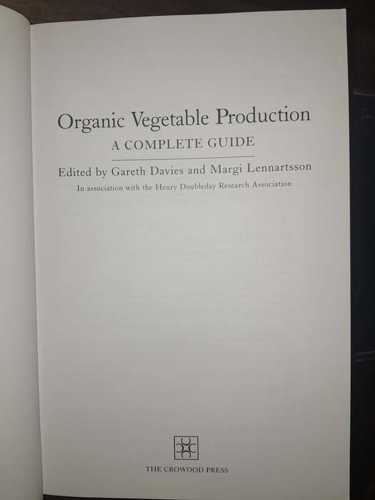 Organic Vegetable Production