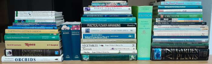 Assorted Gardening books - set of  53