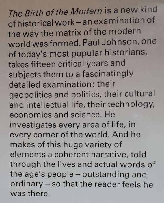 The Birth of the Modern - Paul Johnson