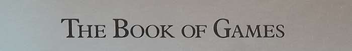 The book of Games