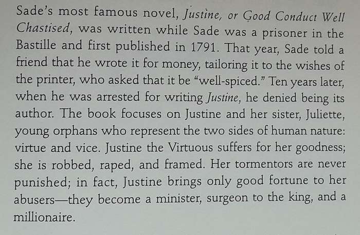 Marquis de Sade - Justine