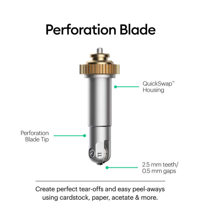 Cricut Maker Perforation Blade Tip With Quickswap Housing
