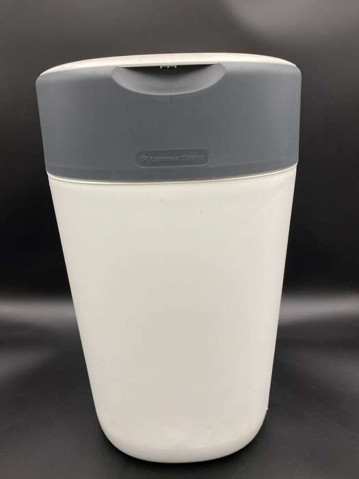Tommee Tippee Twist And Click Advanced Nappy Bin Eco-Friendlier - Cotton White