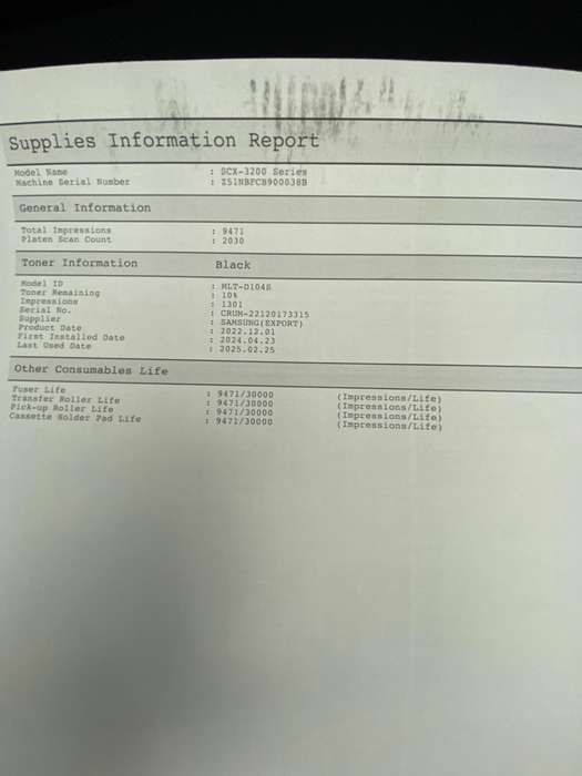 Samsung SCX-3200 Mono Laser Printer - Multifunction