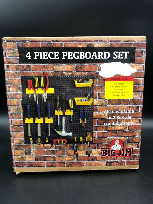 BIG JIM 4 Piece Pegboard Set