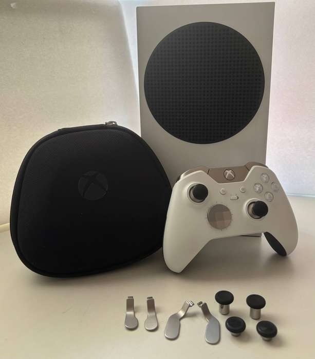 Xbox Series S 512GB Digital Video Game Console + Xbox Elite 1 Wireless Controller  White