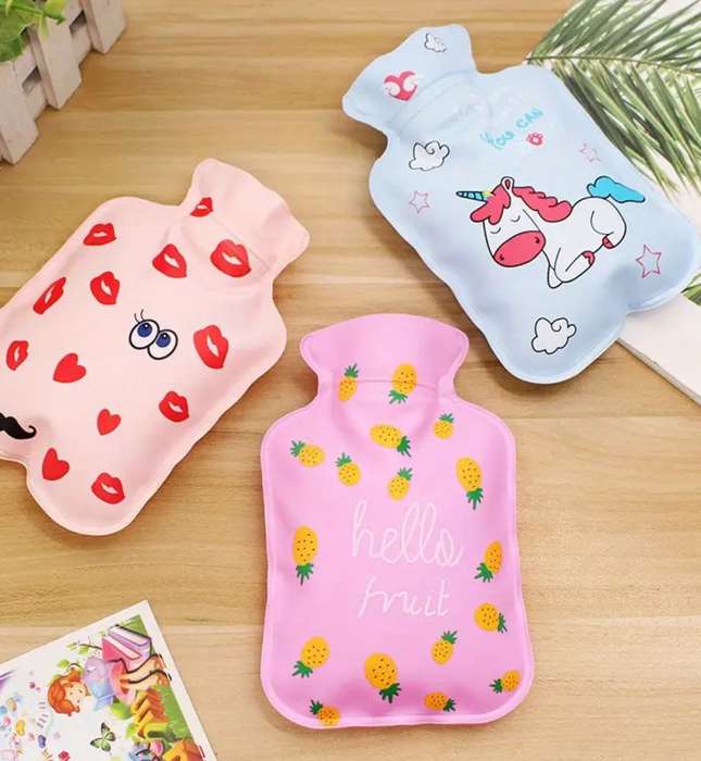 3pcs Cute Cartoon Mini Hot Water Bottles