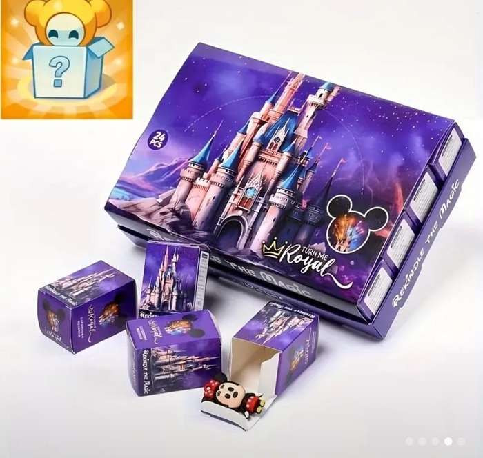 24pcs Disney Figurine Cartoon Character Mystery Box Set