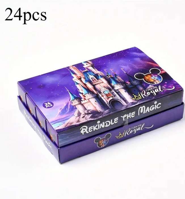 24pcs Disney Mystery Cartoon Theme Keychains
