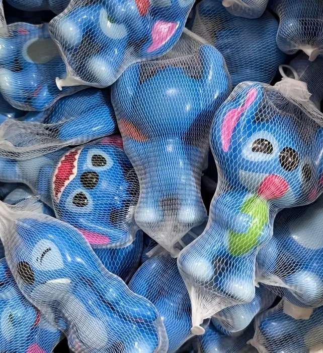 Set of 6 Disney Stitch Plush Stress Relief Toys