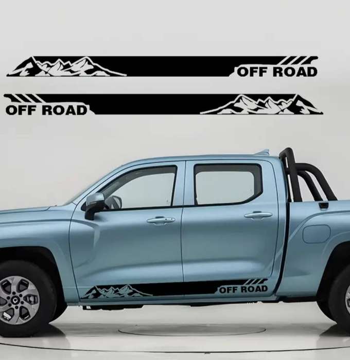 2pcs "OFF ROAD" Pickup Truck & SUV Side Skirt Vinyl Decals