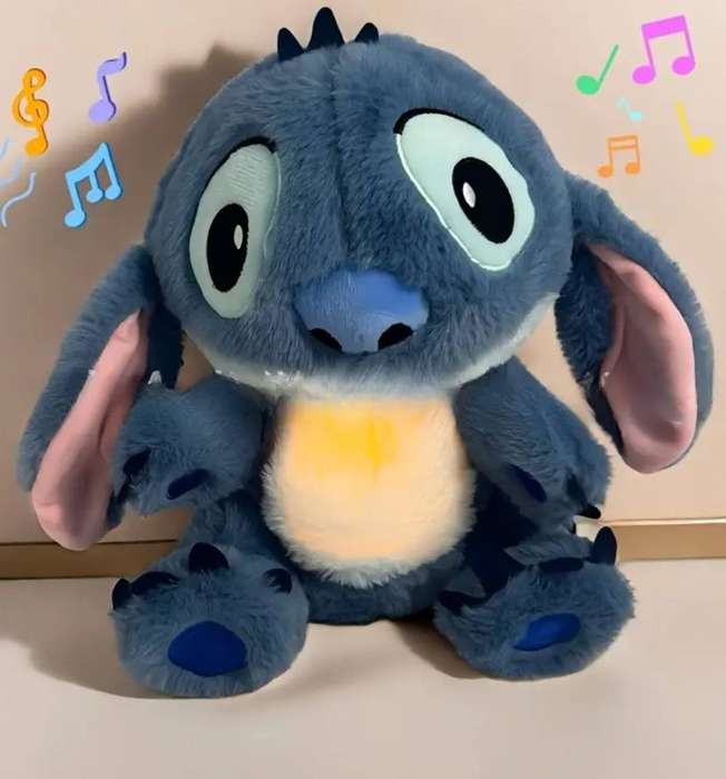 The Stitch Stuffed Animal with Sensory Details & Rhythmic Breathing Motion