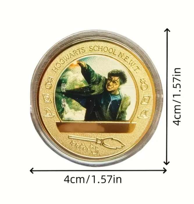 5 Pc Commemorative Coin Set - Harry Potter