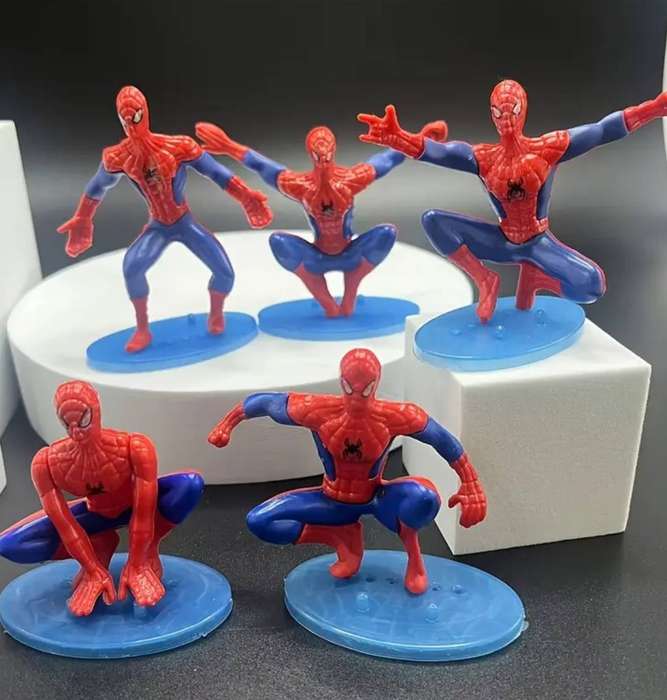 7pcs MARVEL Superhero Spiderman Figurines