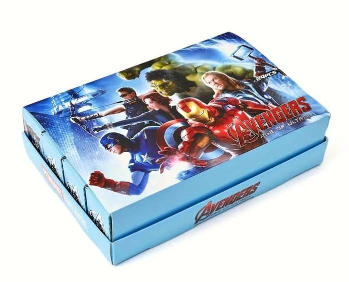 24pcs MARVEL Avengers Mystery Box Doll Fun Punching Activity Set