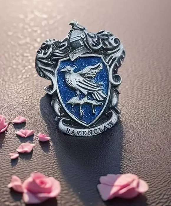 5 Pc Harry Potter Hogwarts House Crest Metal Badges