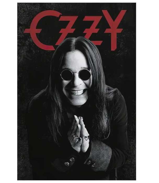 1pc Ozzy Osbourne Retro Rock Band Music Poster Canvas Wall Art - Frameless, 30.48x45.72 cm