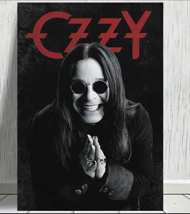 1pc Ozzy Osbourne Retro Rock Band Music Poster Canvas Wall Art - Frameless, 30.48x45.72 cm