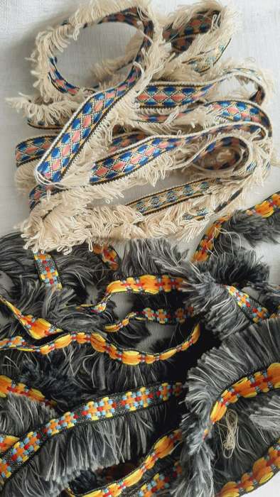 Fringed braid - 4metres (2 metres of each)