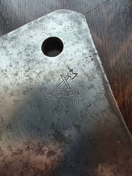 Vintage W. Gilpin Butcher's Cleaver - Wedges Mills (England)