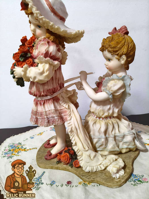 Vintage resin figurine, standing 35 cm tall