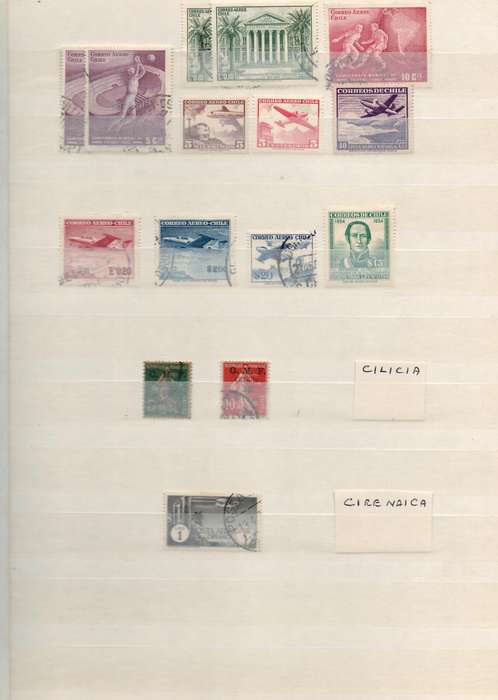 16 Page (32 sides, 10 rows) Stock Book (very fine). Argentina to Cirenaica (details below)