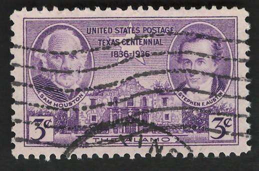 USA 1936 The Alamo Scott #776 3c
