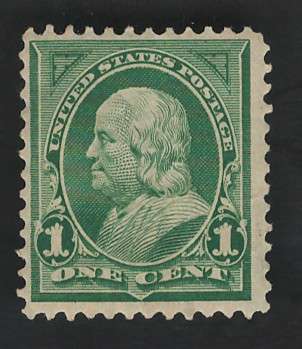 USA Scott 1897-1903 #279 1c Yellow Green  (MPG)