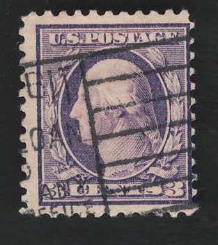 USA-Scott 1917/19  (P11) #501 3c Dark Violet (Type I). Price R5