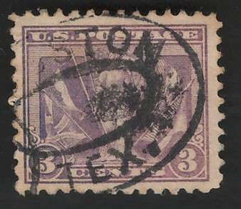 USA-Scott 1919  Victory Issue #537b Light Reddish Violet