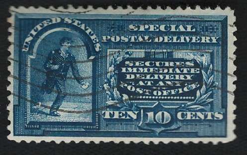 USA Scott Spec Del 1894 (#E4) 10c Blue