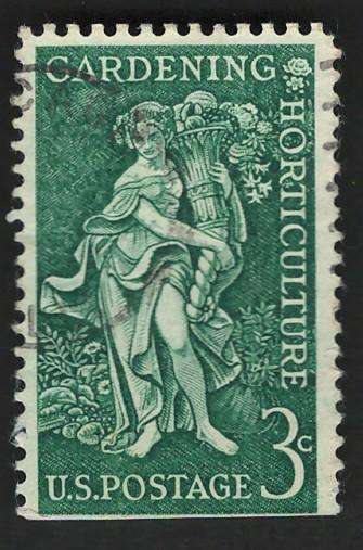 USA 1958 Gardening Horticulture: Bountiful Earth. Scott #1100