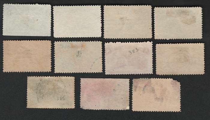 USA Scott Col. Expo 1893 #230 1c to #238 15c & #240 50c & #241 $1