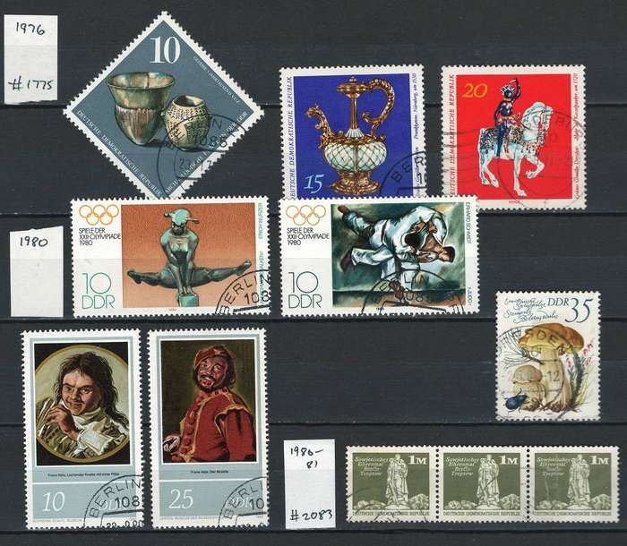 Germany DDR 1967  1981 (Scott #902 to #2083)
