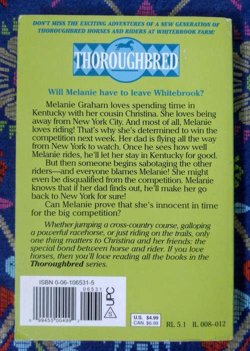 Thoroughbred 29 - Melanie's Last Ride by Joanna Campbell