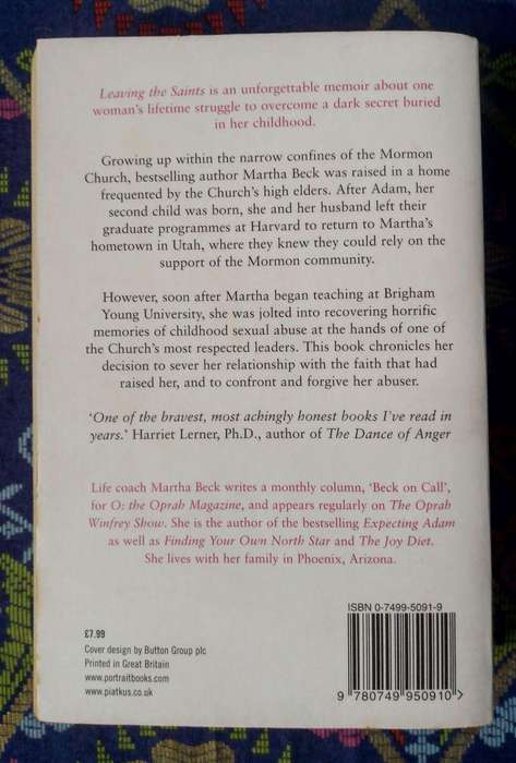 Leaving the Saints - A Child's Story of Survival and Hope by Martha Beck