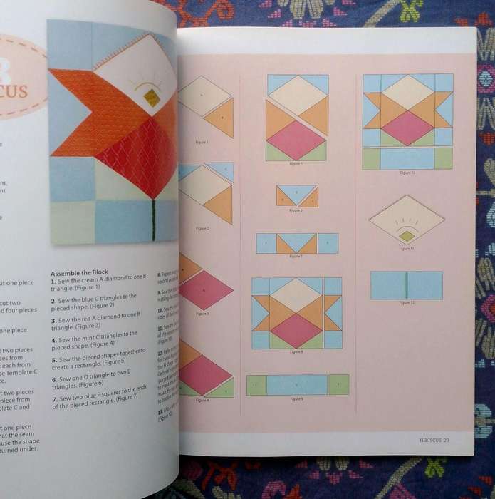 45 Quilt Blocks - Flowers by Trice Boerens