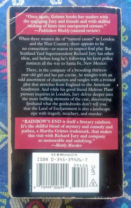 Rainbow's End by Martha Grimes